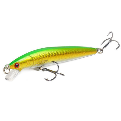 Long Tail Minnow Fishing Lure 10cm 9g Floating Hard Bait Artificial Wobbler Crankbait 3D Eye 10 Color Carp Perch Fishing Tackles