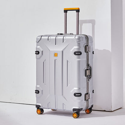 Large Capacity Aluminum Frame Luggage Suitcase with Wheels Travel Bag Durable And Wear-Resistant 20-28 Inch Rolling Suitcase