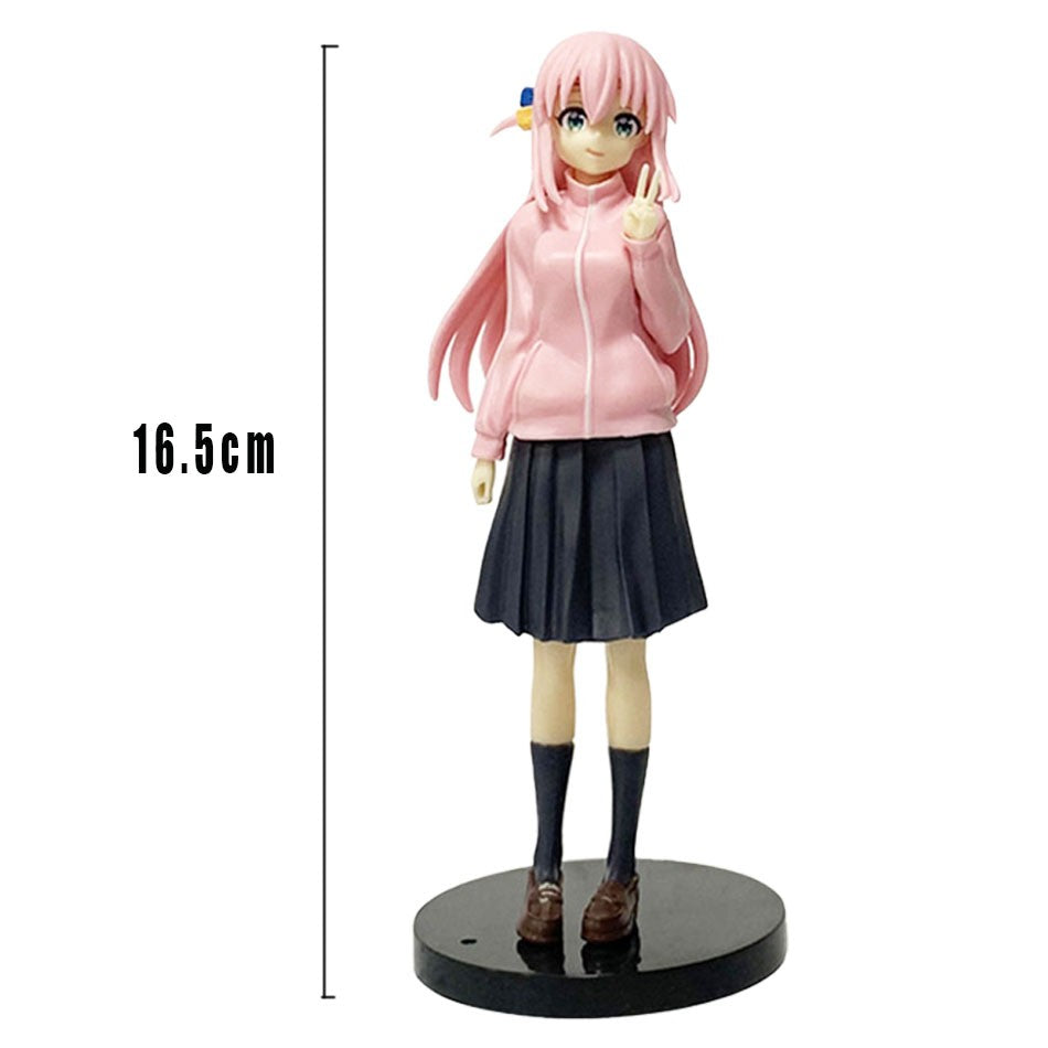 16cm BOCCHI THE ROCK! Anime Figure Gotoh Hitori Boneco de Ação Guitarrista Menina Figura Decorações de Mesa×Coleções Modelo Boneca Brinquedos