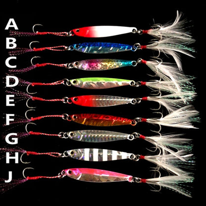 Iscas de Pesca Brilhantes Jigs 15g/6cm 7g/10g/20g/25g Isca Jigbait Arremesso Costeiro Anzóis Isca de Metal Iscas Artificiais Venda de 1 Peça