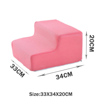 Escada para Cães 3 Degraus, Escada para Cachorro Pequeno, Gato, Filhote, Ramap para Cães, Antiderrapante, Removível