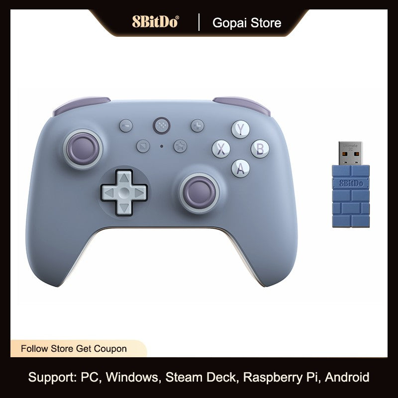 8BitDo Ultimate 2C Wireless Gaming Controller Hall Effect Joystick for PC, Windows 10, 11, Steam Deck, Raspberry Pi, Android