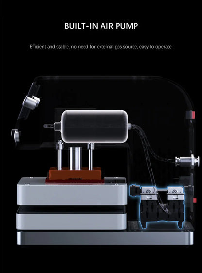 TBK-201P Intelligent Compression Machine Intelligent Pressure Hold Machine For Phone Cellphone Screen Repair Built-in Air Pump
