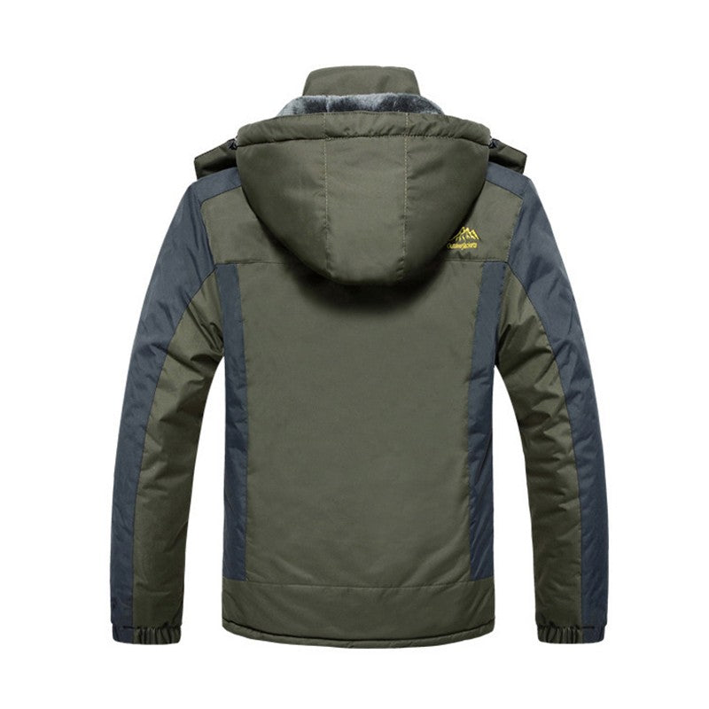 Roupas de Neve Quentes Engrossadas Impermeáveis de Inverno 2025, Calças Quentes de Neve, Roupas de Pesca Masculinas Impermeáveis Engrossadas para Externa,
