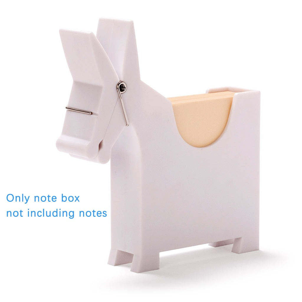 Cute rabbit desktop note holder (without notes), fun and practical home or office desk decoration, desk accessories