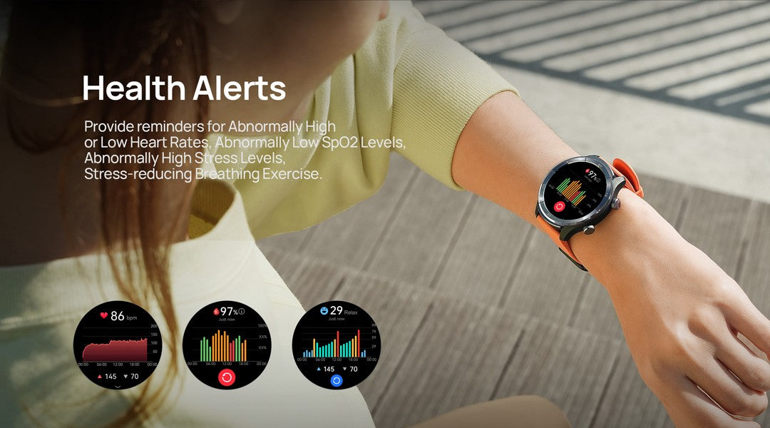 Mibro A3 Smartwatch Posicionamento GPS Chamada Bluetooth Design Super Leve Tela de 1.39'' Monitor de Saúde Relógio Esportivo Para Homens Mulheres