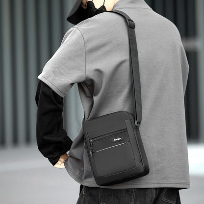 Versatile Oxford Crossbody Bag - Men's Business Casual Sling for Daily Commuting Essentials