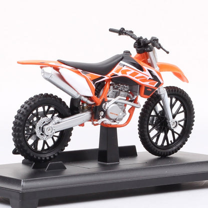 Modelo de motocicleta Maisto KTM 450 SX SXF EXC Racing RC 8C RC390 690 SMC R 640 Duke II Rally de escala 1/18 Diecast Veículos de Moto de Trilha