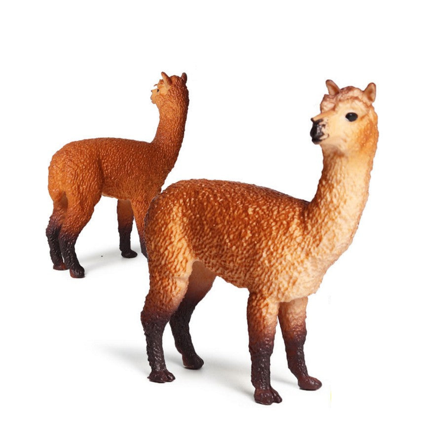 Realistic Farm World Alpaca Animal Model Figures Llama Toy Figurine Zoo Education Collection Home Decor Playset Kids Gifts