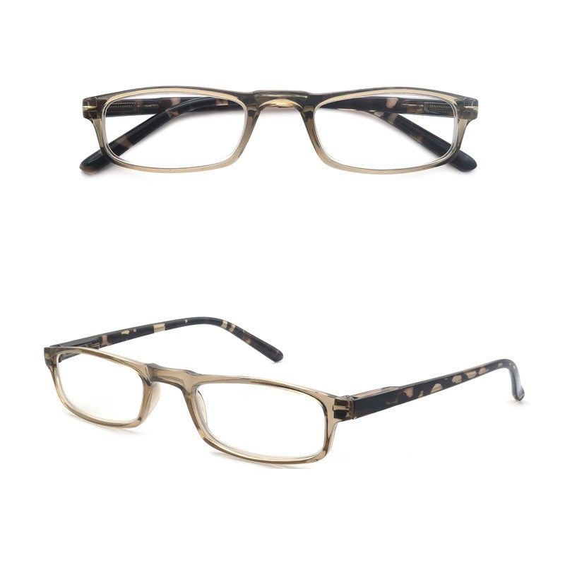 Women Men Reading Glasses Classic Small Rectangle Frame Spring Hinge Ulrta Comtable Wear Readers Eyeglass with Diopters