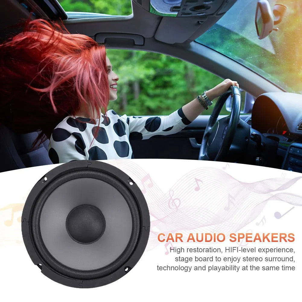 Automotivo Áudio para Carro Tunado Alto-falante de Grave Médio e Pesado Ultrafino Buzina de Alto-falante Modificado 6 Polegadas 600W 2 Vias Faixa de Frequência Completa