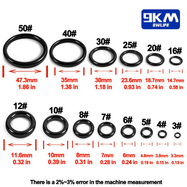 Anel Guia de Vara de Pesca 10pçs~100pçs Resistente ao Desgaste Cerâmica Kit de Reparo de Vara Anel Alconite Preto 6mm~47.3mm