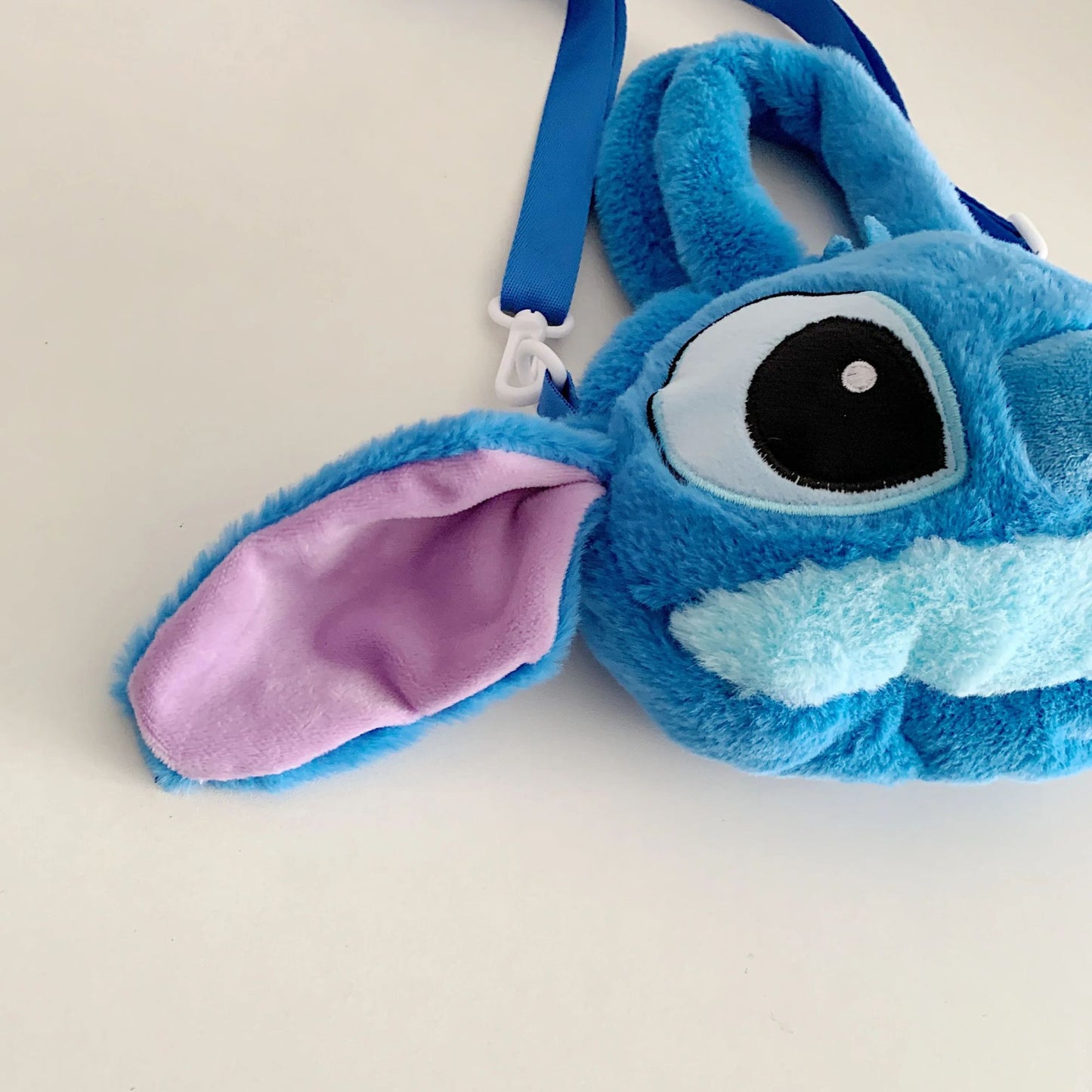 Disney Lilo & Stitch Plush Toys Kawaii Plush Messenger Bag Girl Handbag Anime Stuffed Toys Children Cartoon Plushie Soft Bag