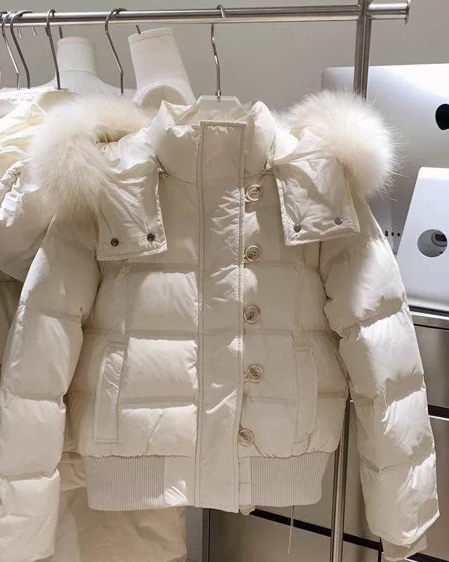 Retro Harajuku Fur Collar Warm Solid Color Women Hoodie Lining Cotton Coat Winter Loose Casual Slim Thick Jackets Winter Clothes