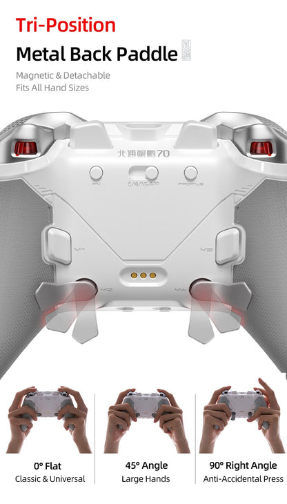Beitong Kunpeng 70 Elite: AI-Enhanced Wireless Controller with Adaptive Triggers for Switch 2, PC, Mobile & Teams