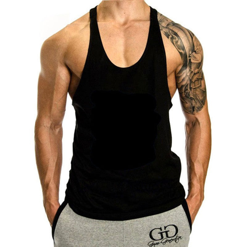 Men Cotton Tank Tops Quick Dry Gym Vest Male Bodybuilding Sleeveless Shirt Elastic Basketball Singlet Gym t-Shirt Man Clothing