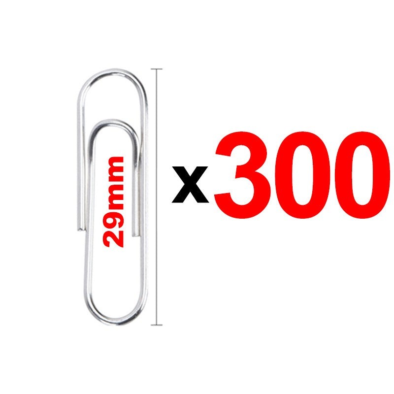 29mm Metal Silver Paperclip Stationery Binder Clip Bookmarks Paper Clips Organizers for Paper Documents Office School Supplies