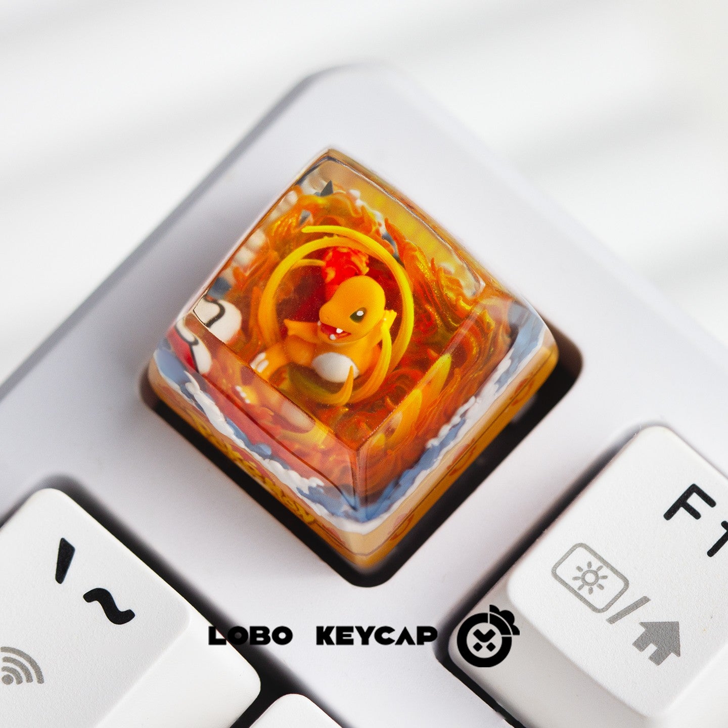 Teclas personalizadas de resina fundida com tema de Pokémon, Pikachu, Gengar para teclado mecânico - Presente personalizado