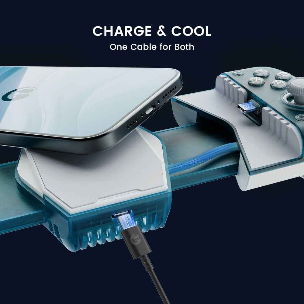 GameSir X3 Pro Gamepad with Hall Effect Joystick, Micro Switch Button, Cooling Fan, Android Cellphone iPhone Gaming Controller