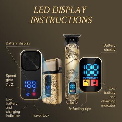 Foil Shavers for Men with Head Shaving, Hair Beard Trimmer, Face Mustache Grooming Kit, Bald Head Shavers  and  and Haircutting