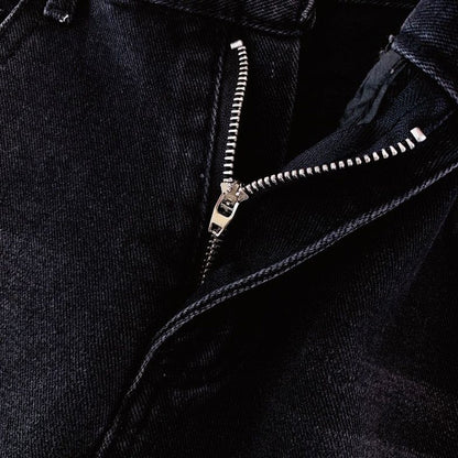 Winter Lady Thermal Plush High Waist Jeans Girls Snow Warm Fleece Denim Pants Female Casual Daily Straight Leg Trousers