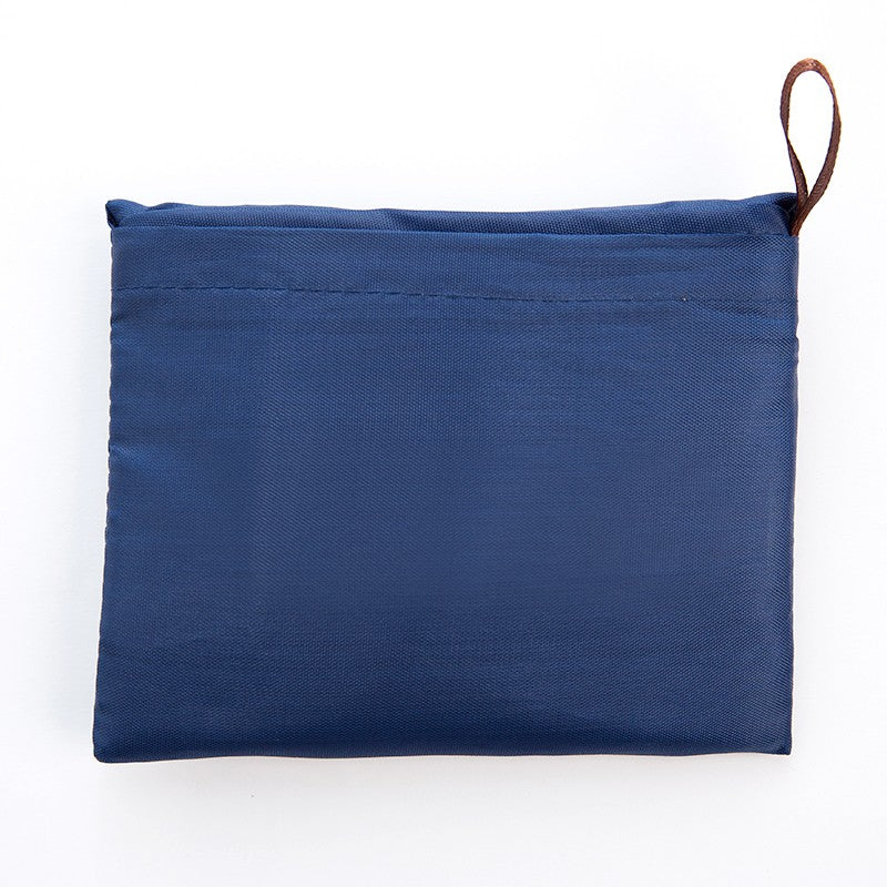 Thick leisure style nylon large handbag environmental friendly reusable polyester portable shoulder bag foldable shopping bag