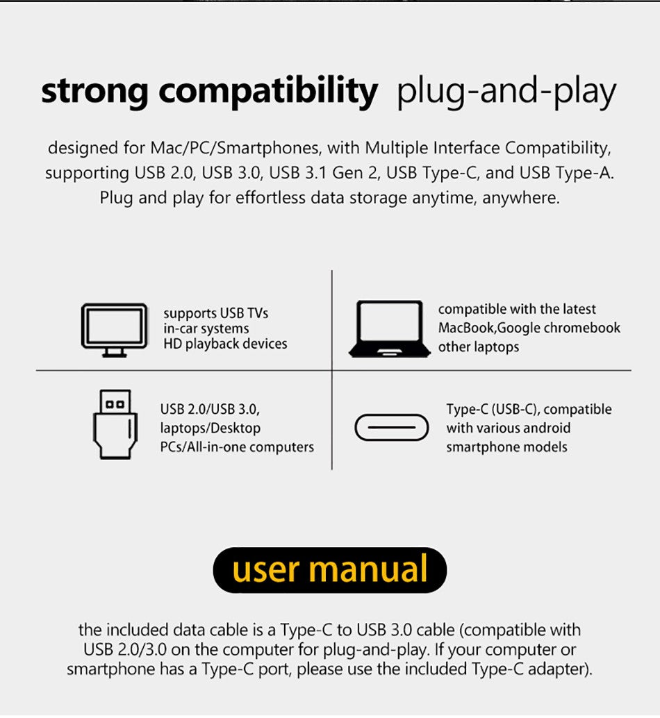 KODAK Portable SSD External Hard Drive 2TB 1TB 512GB 256GB Flash USB3.2 Type-C Mini PSSD for Laptop Desktop Smartphones