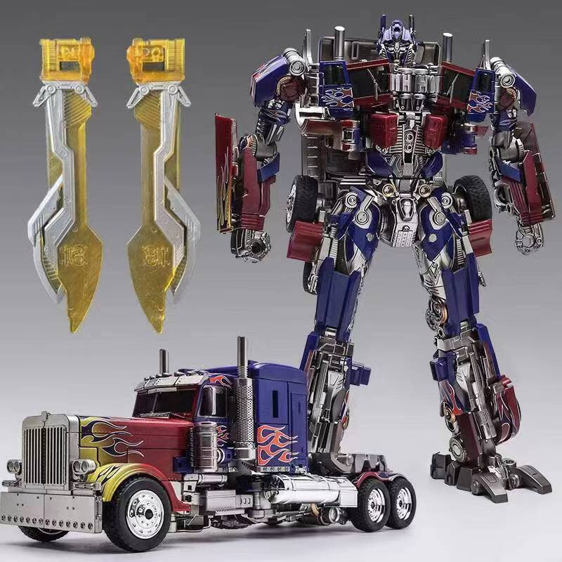 Brinquedos Robô Transformável 30CM Optimus Prime Star Commander Magatron Carro Bumblebe Boneco de Ação do Filme Modelo Anime de Deformação