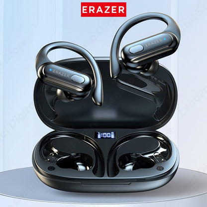 XT60 Bluetooth 5.3 Earphones True Wireless Headphones Button Control Noise Reduction Earhooks Waterproof with Mic Headset