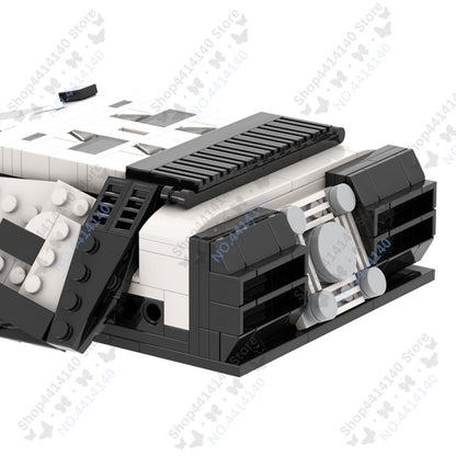 MOOXI Interstellar Scenes Black Hole Space Building Blocks Set Ranger Spacecraft DIY Bricks Adult Model Kids Toys Birthday Gifts