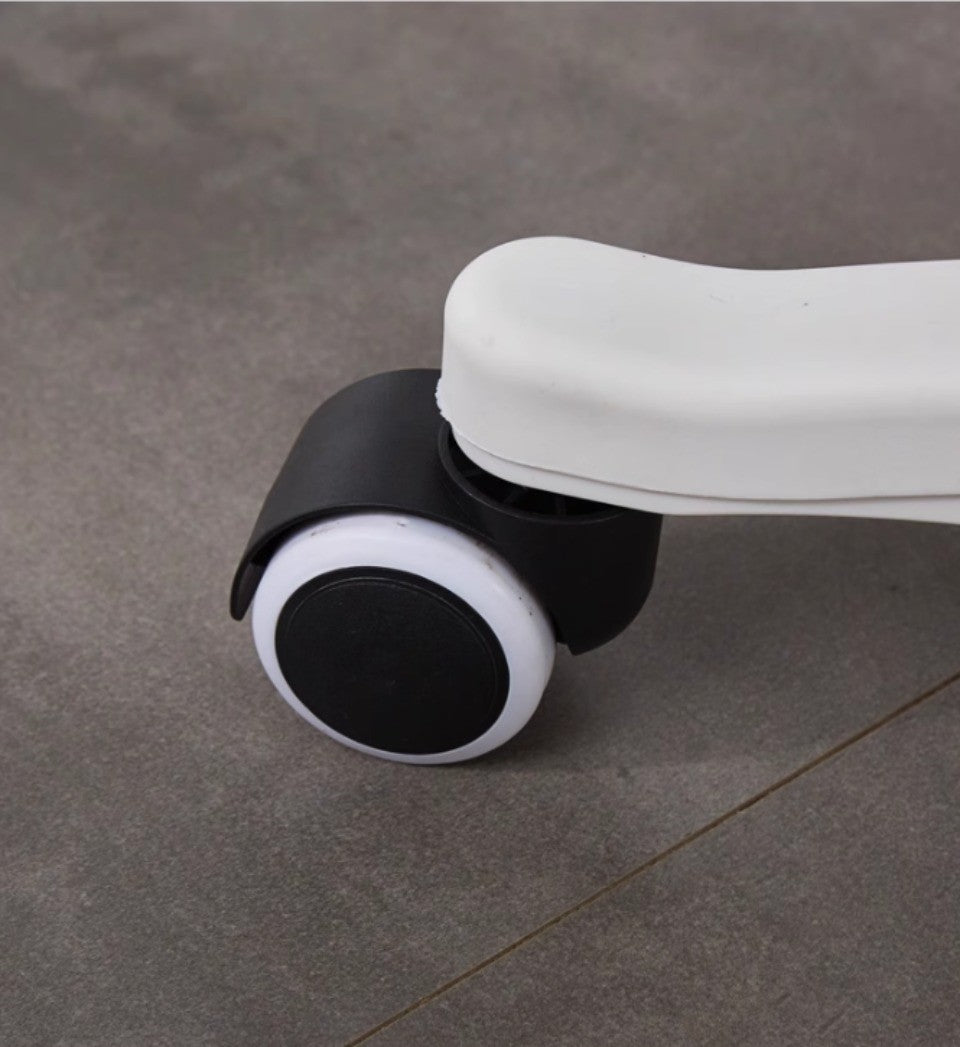 Rotating Computer Chair Dressing Transparent Plastics Elevated Move Rotating Chair Writing Desk Home Bedroom Desk Office Chair