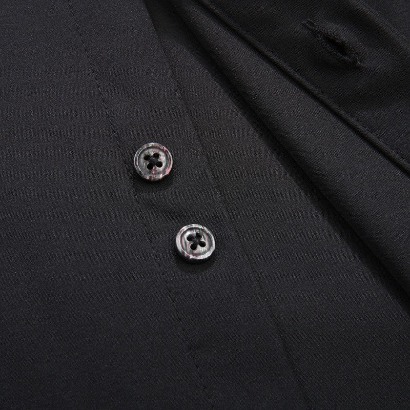 Men Shirt Denim Oversize Plus Size 6XL 7XL 8XL 10XL Oversize Fashion Casual Loose Golden Embroidery Loose Long Sleeve Soft Dress