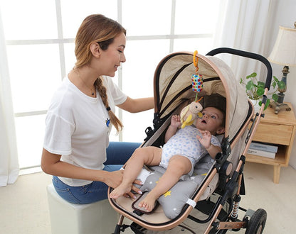 Baby Hanging Rattle Toys Sensory Soft Learning Toy Cartoon Animal Stuffed Bed Bell Toy Infant Development Handle Toy 0-24 Months