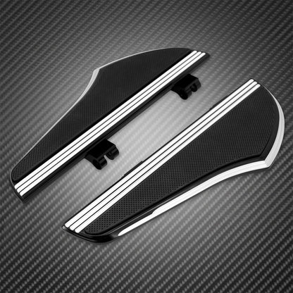 Pedaleiras Antiderrapantes Dianteiras para Motocicleta Harley Softail Fatboy Deluxe Touring Electra Glide FLHR