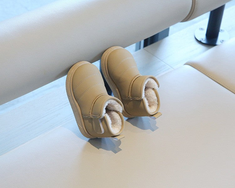Autumn Winter Baby Boys Girls Snow Boots Children Outdoor Plush Shoes Anti-Slippery Infant Casual Shoes Waterproof Kids Boots