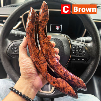 2PCS Car Steering Wheel CoverFor MG ZS HS MG3 MG4 MG5 MG6 MG7 GT PHEV ONE RX5 Breathable Leather Anti-slip Styling Accessories