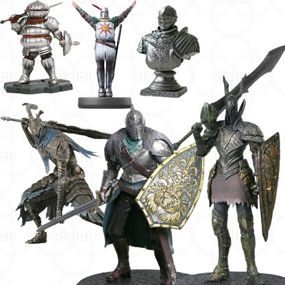 Boneco Dark Souls de 19 cm Heróis de Lordran Siegmeyer Cavaleiro Negro Faraam Artorias PVC Boneco Dark Souls Modelo Brinquedos Infantis