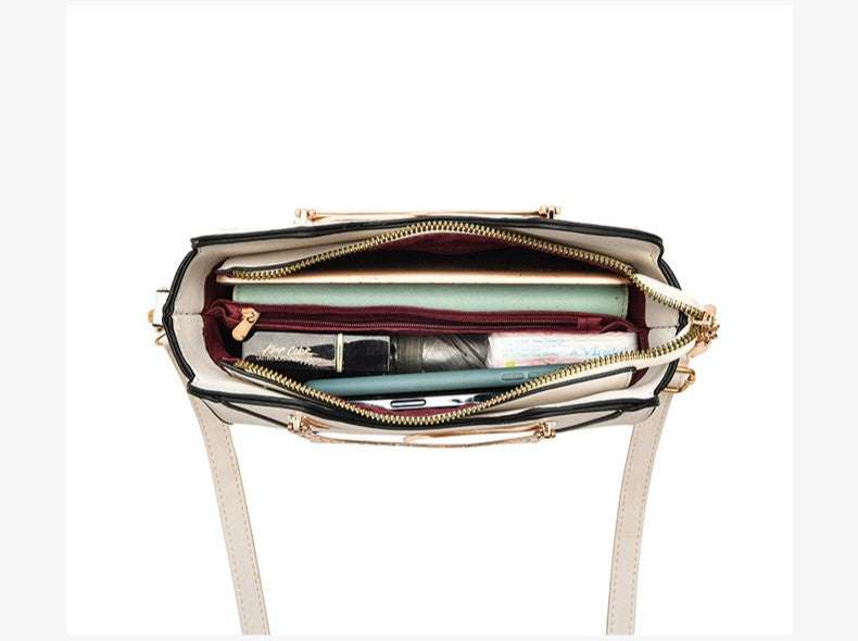 Trendy Fashion PU Leather Shoulder Bag Women's Chain Crossbody Small Purse Underarm Square Satchel Handbag