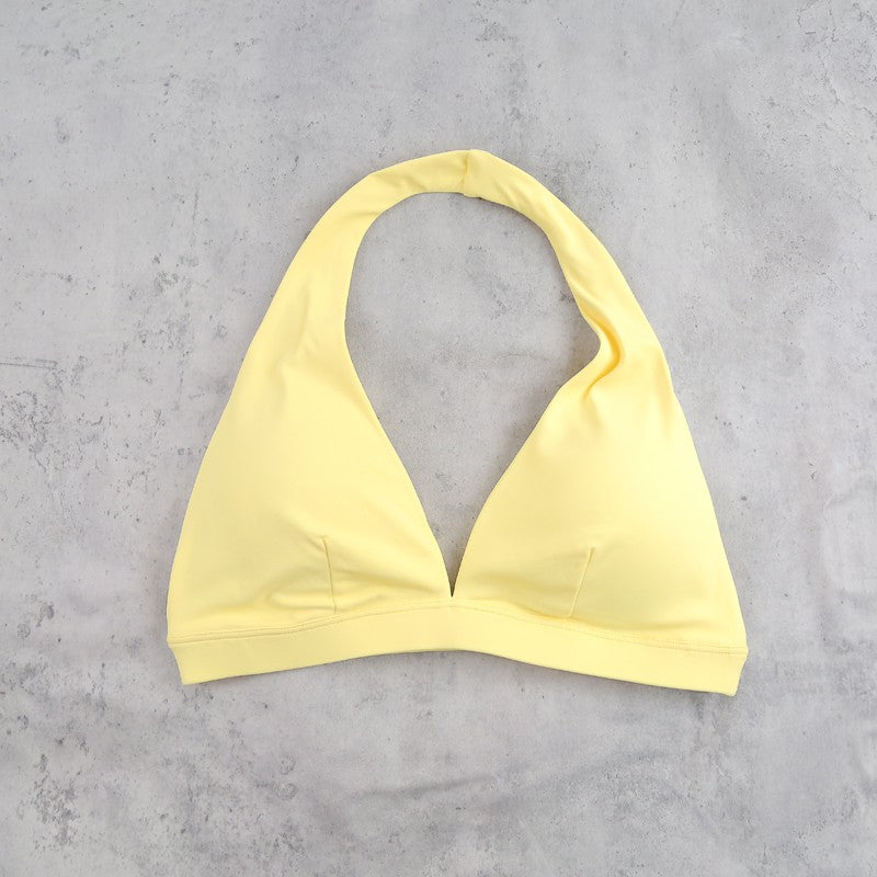 DIAS FIT JOY -Neck Hanging Neck Naked Feeling Yoga Bra for Running Fitness Cycling - Breathable Comfortable Sports Bra for Women