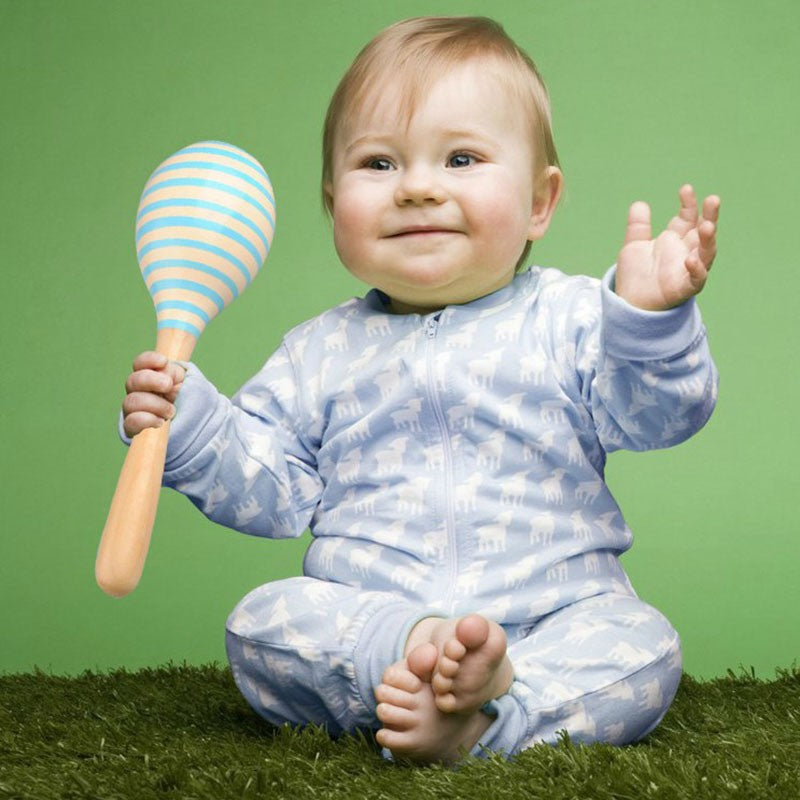 Bebê Madeira Areia Martelo Maracas Bonito Mini Chocalho Shaker Instrumentos Musicais para Chá de Bebê Lembrancinhas (Presente Infantil)