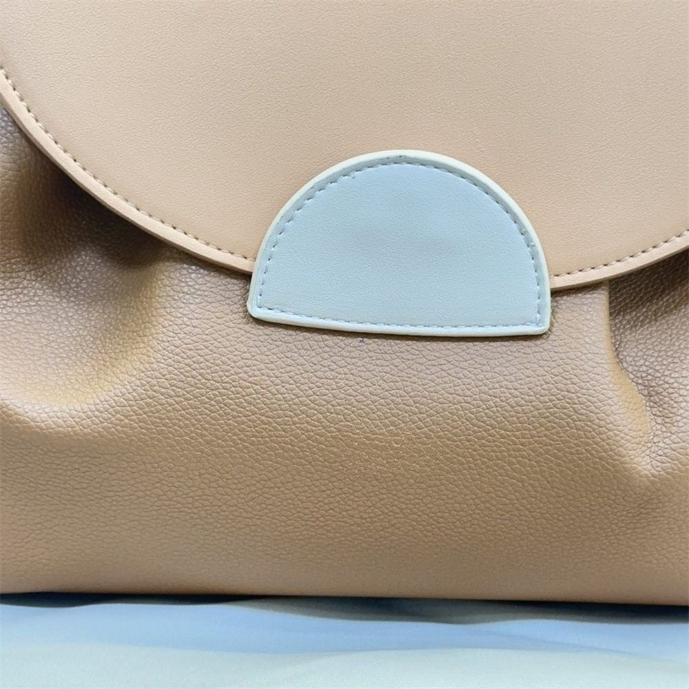 French Style Niche Fashion Crossbody Top Handle Bag Women Pu Leather Casual Daily Luxury Handbag Adjustable Shoulder Strap Y2k