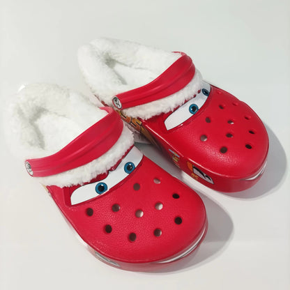 Chinelo Sólido de Desenho Animado Hot Anime Disney McQueens Pixar Impermeável Sandálias Casuais Respiráveis Sapatos Eva com Tira no Tornozelo Presentes