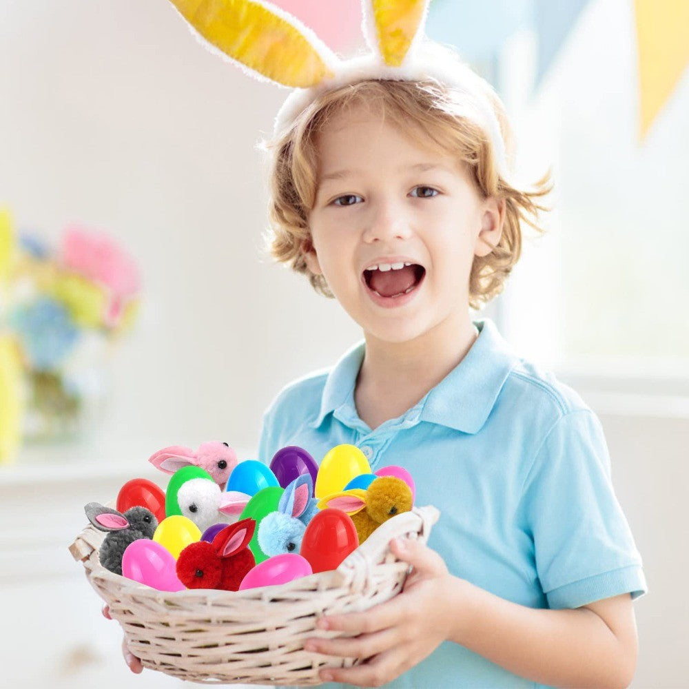 5-20Pcs Easter Egg Bunny Ornament Decoration Holiday Pinata Gift Bag Basket Fill Easter Birthday Party School Kindergarten Gift