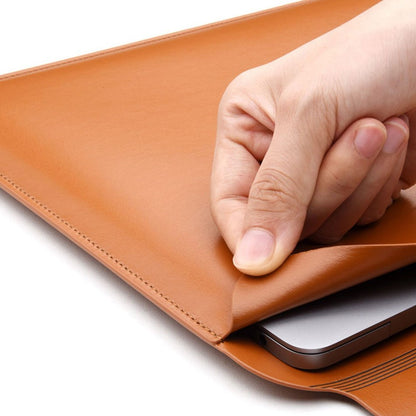 WiWU Laptop Sleeve Case for MacBook Air 13 M2 A2681 Ultra-thin Leather Notebook Case for Macbook pro 16 14 Waterproof Laptop Bag