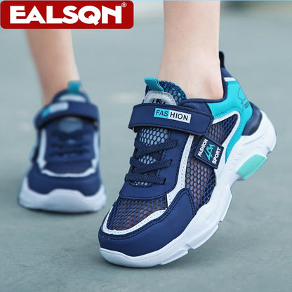 4 Color Kids' Breathable Mesh Sneakers Non-Slip School Sports Shoes for Boys Girls Lightweight Casual Walking Shoes