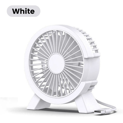 Mini USB Rechargeable Table Fan Portable USB Small Fan Fan For Student Dormitory Computer Summer Gadget Home Desk Office