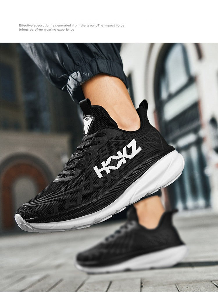 Tênis de Corrida Masculino com Placa de Carbono e Amortecimento de Ar, Tênis Esportivo Feminino Macio e Robusto, Sapatos Casuais para o Dia a Dia e Caminhada ao Ar Livre
