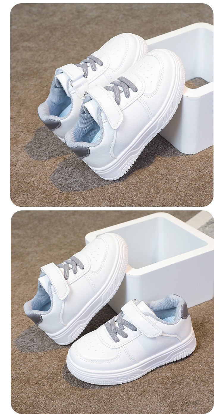 2025 Girl shoe spring Autumn Boy White Shoe Casual Running kid Shoe Anti Slip Soft Sole Sneaker kid tenis Hot selling item