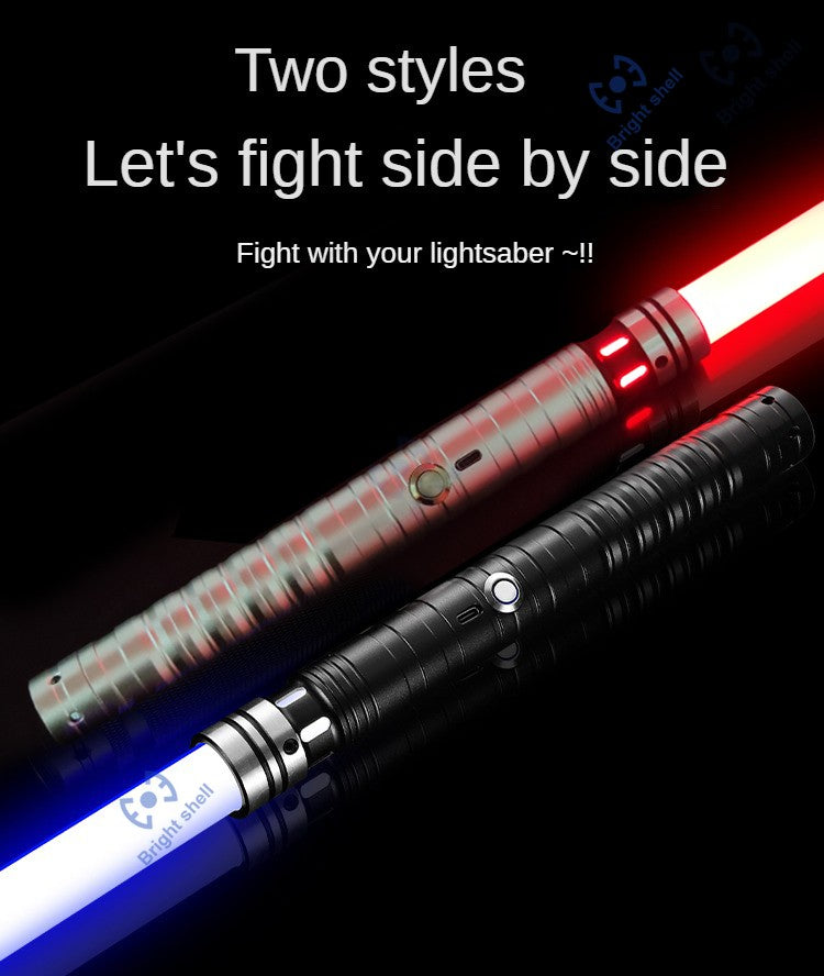 Metal Lightsaber Sword Toys RGB Light Saber 15Color Change Kids Soundfonts Force FX FOC Blaster Toys Jedi Sword Gift