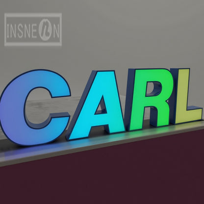 Custom RGB Metal LED Sign Wall Logo Outdoor Luminous Letter Company Store Light Signboard,Business 3D Acrylic Signage Decoration